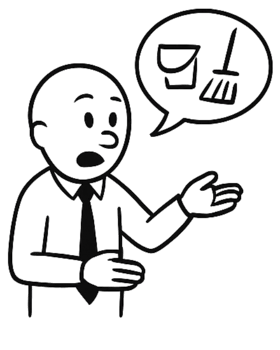 Comic: Reinigung - Problem