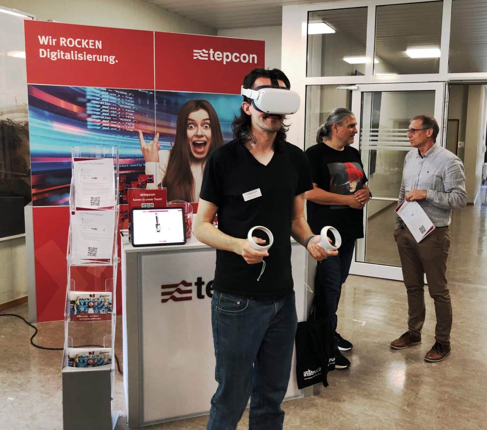 tepcon GmbH presents its service portfolio at the Open Day in the Department of Computer Science at HFU