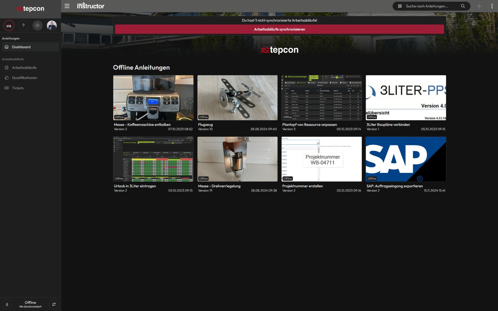 Offline Verfügbarkeit